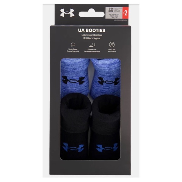 BABY UNDER ARMOUR BOOTIES SIZE 0-6 months - Picture 3 of 4